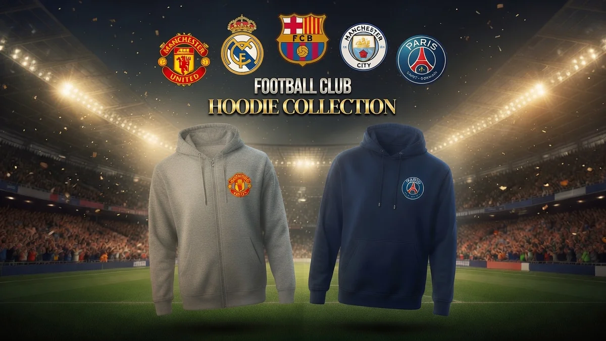 Football Club Hoodie Collection – Kangaroo & Zipper | Teez