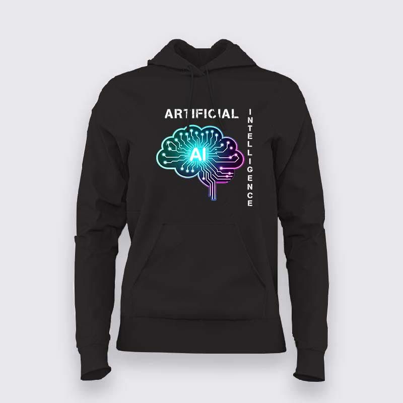 Artificial Intelligence AI Hoodie For Women