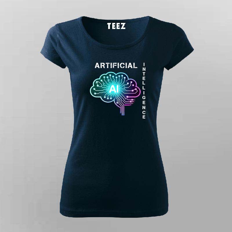 Artificial Intelligence AI T-shirt For Women
