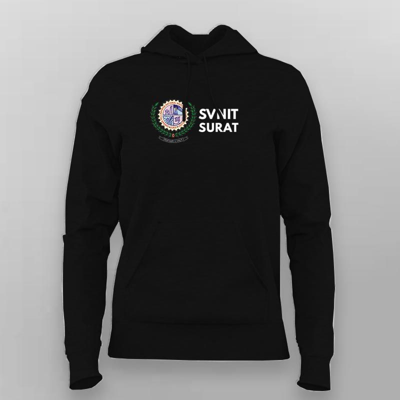 SVNIT Surat Logo Hoodie For Women