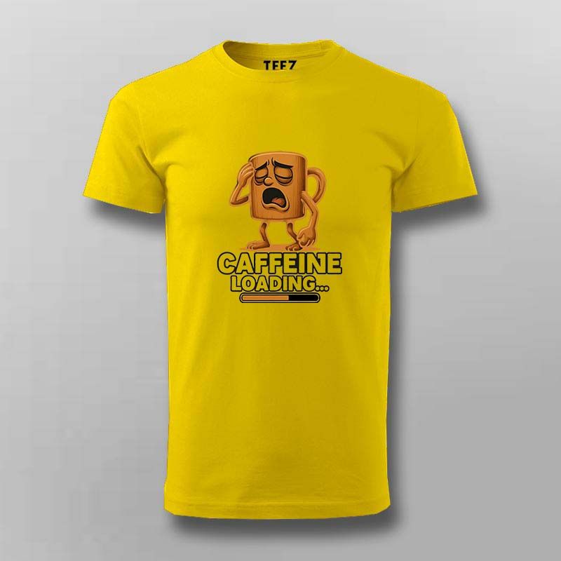 Caffeine Loading T-shirt For Men – Coffee Tech Tee