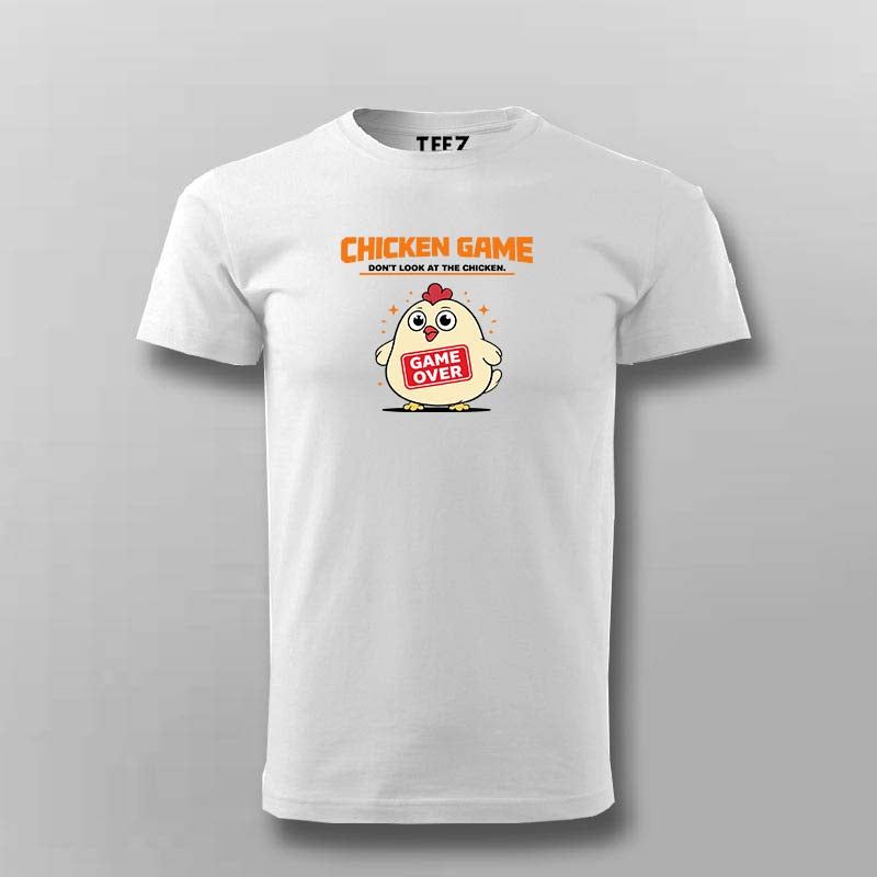 Chicken Game T-shirt For Men – Funny Gamer Tee