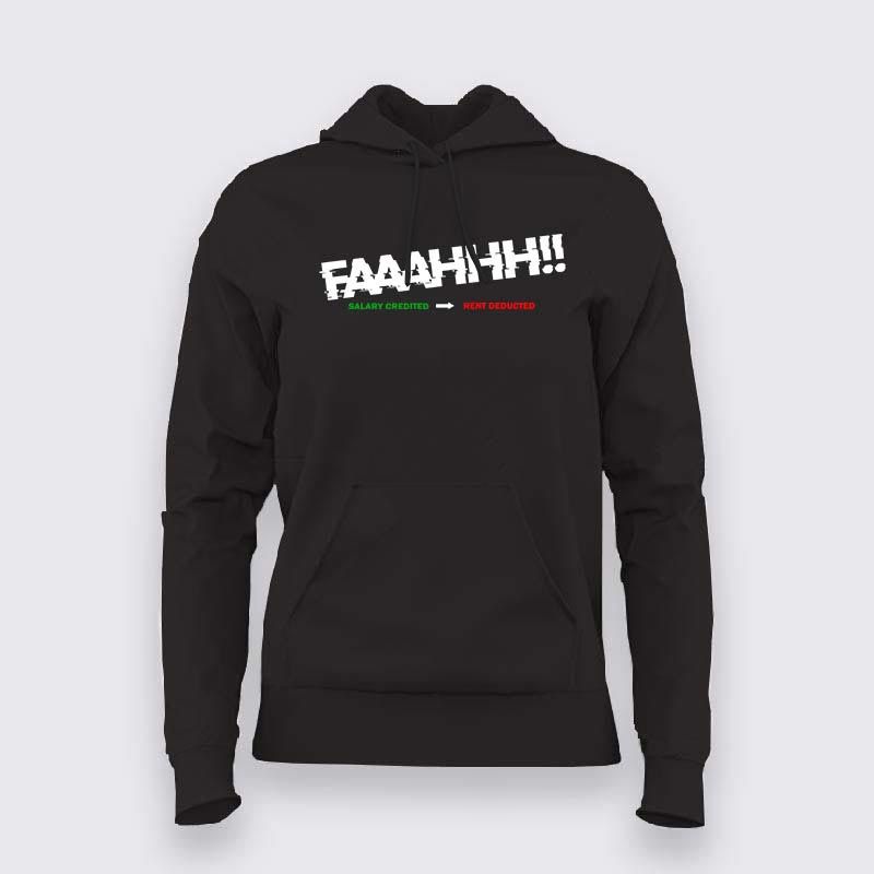 FAAAHHH Funny Hoodie For Women