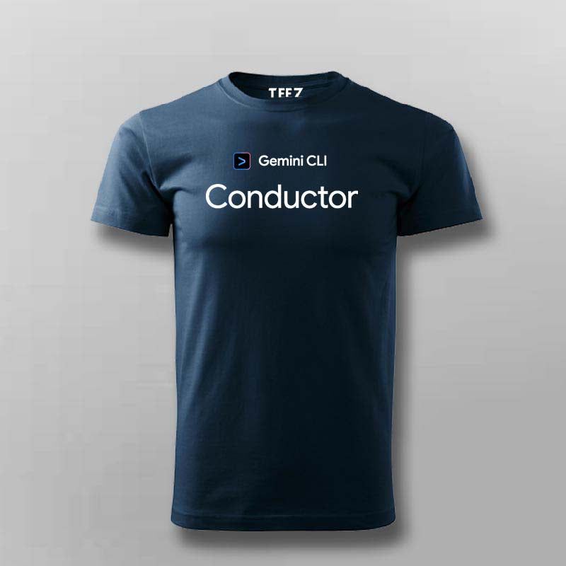 Gemini CLI Conductor T-shirt For Men