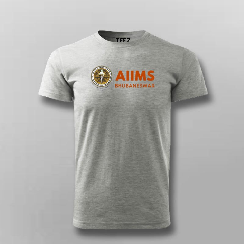 AIIMS Bhubaneswar Logo T-shirt For Men