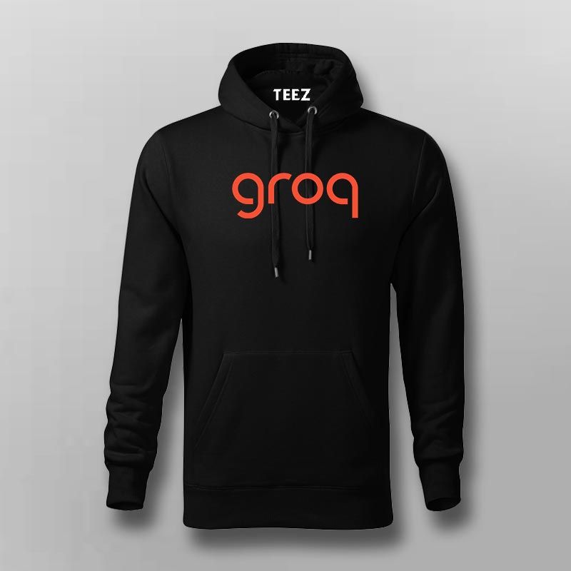 Groq AI Hoodie For Men – Ultra Fast Code Vibes
