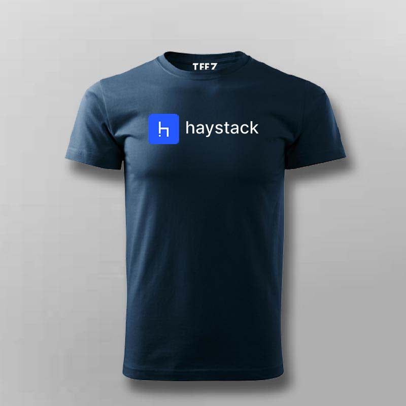Haystack AI Search Developer T-shirt For Men