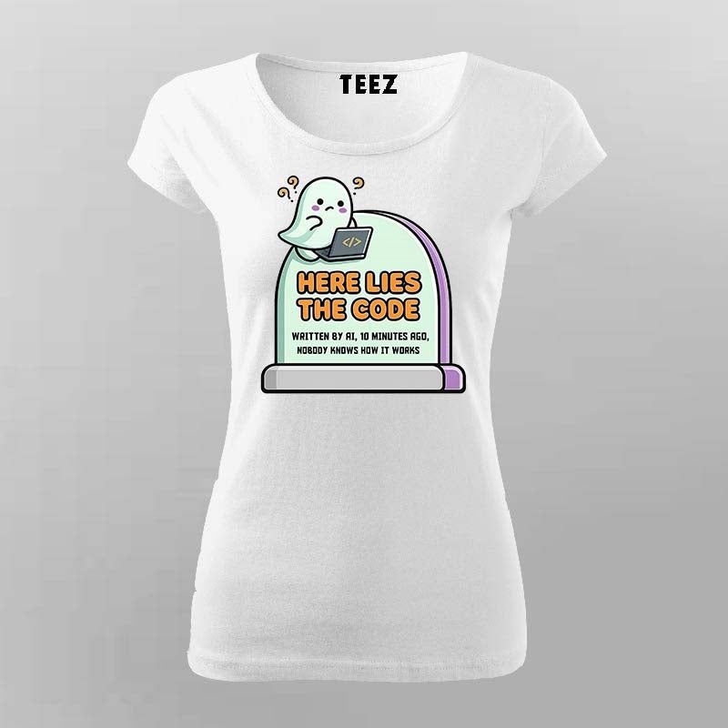 Here Lies The Code T-shirt For Women