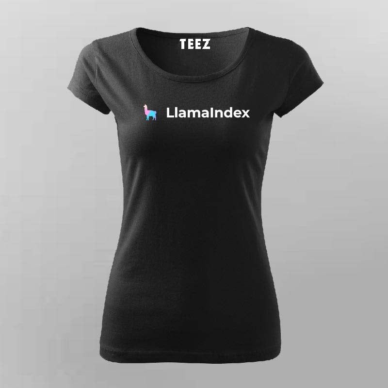 LlamaIndex T-shirt For Women – AI Developer Style