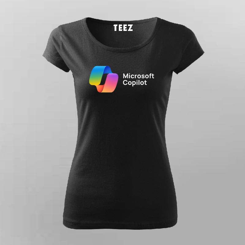 Copilot AI T-shirt For Women – Developer Tech Tee