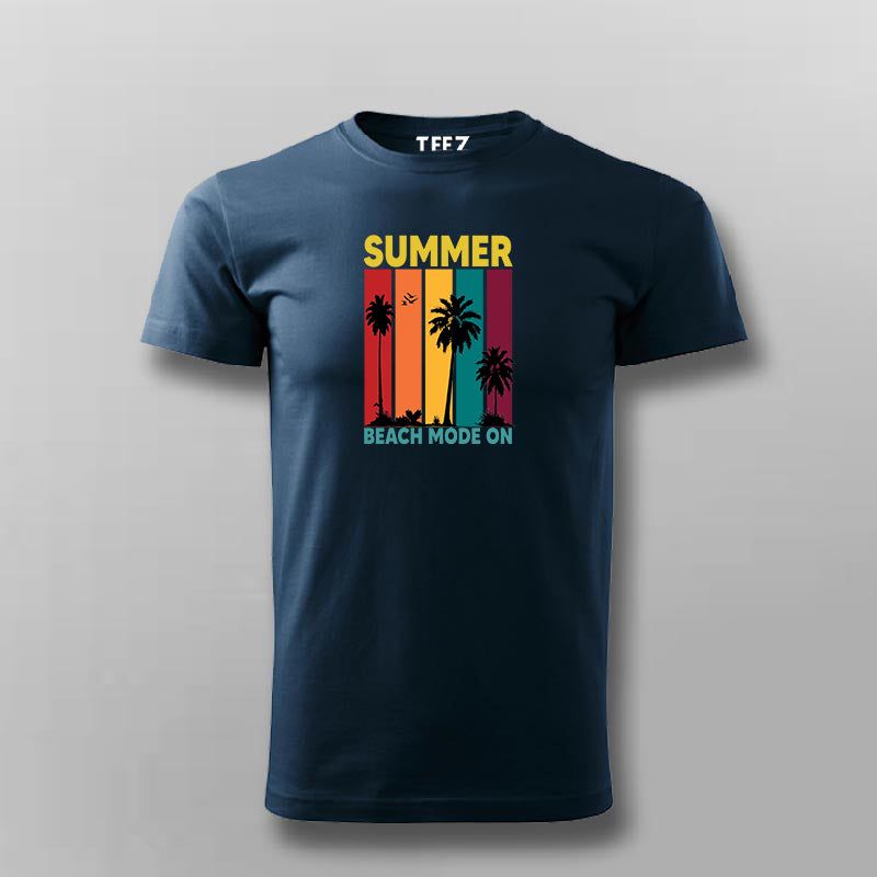 Summer Beach Mode On T-shirt For Men