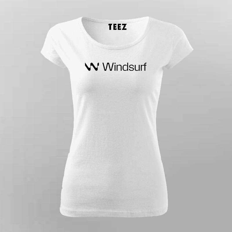 Windsurf T-shirt For Women – Code in Flow