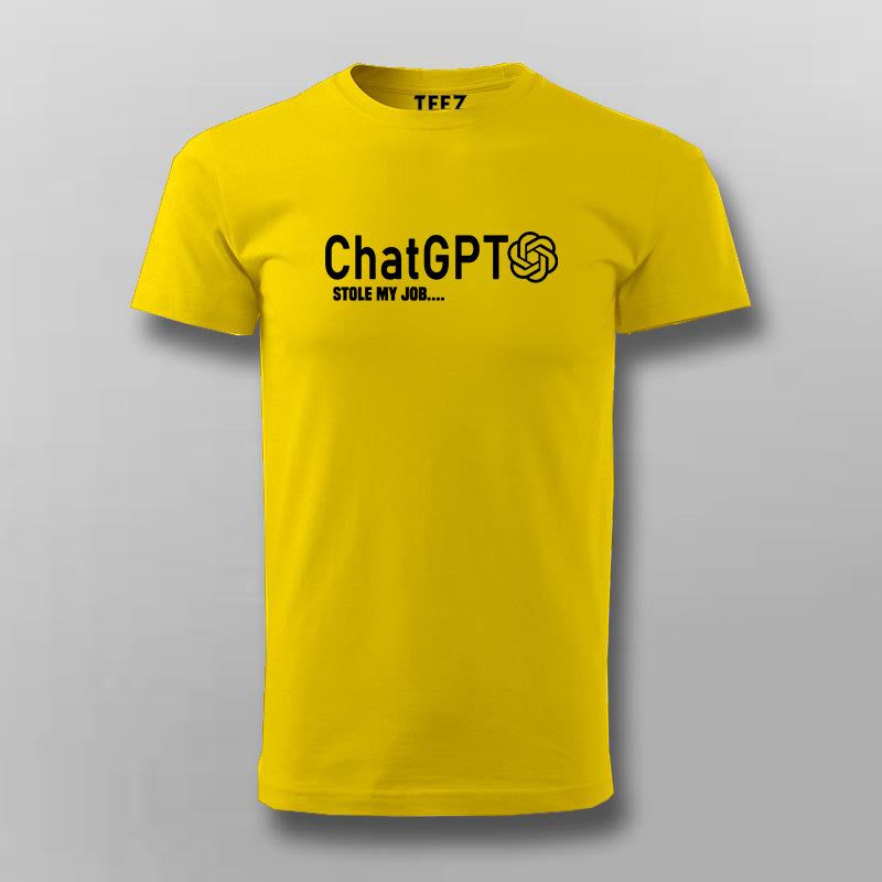 ChatGPT Stole My Job T-Shirt – Techie Humor Tee