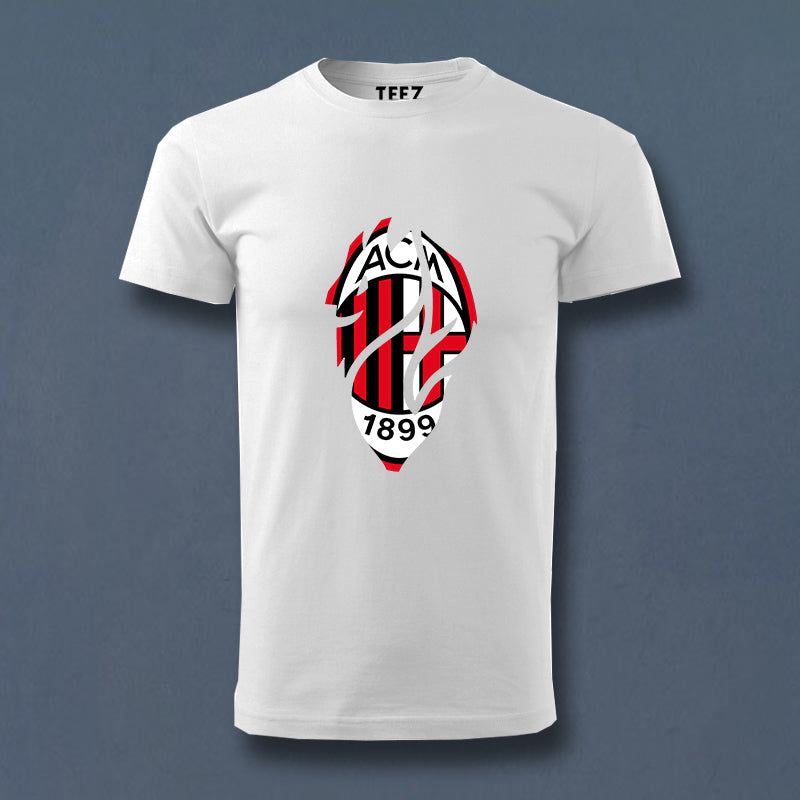 Fan-Made AC Milan T-Shirt for Men | Rossoneri Fan Gear