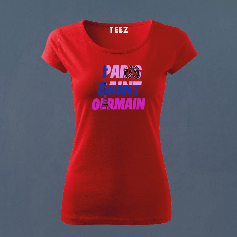 Fan-Made PSG T-Shirt for Women | Parisian Pride