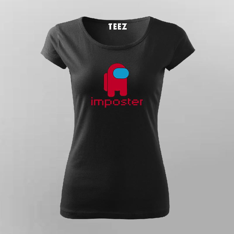 Among Us Imposter T-Shirt for Women - Fun Gamer Wear