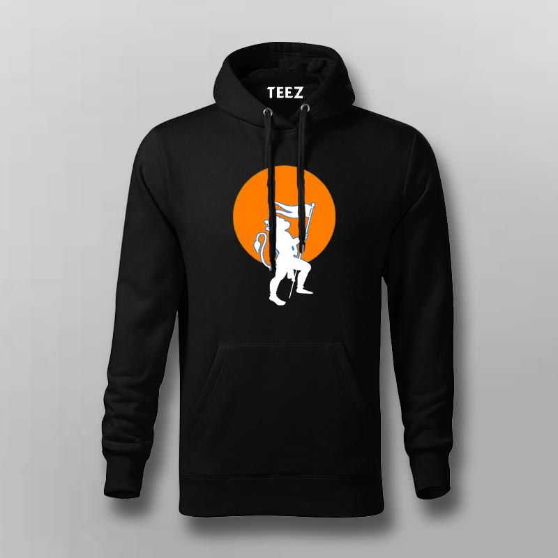 Lord Hanuman Hoodie for Men – Power & Bhakti