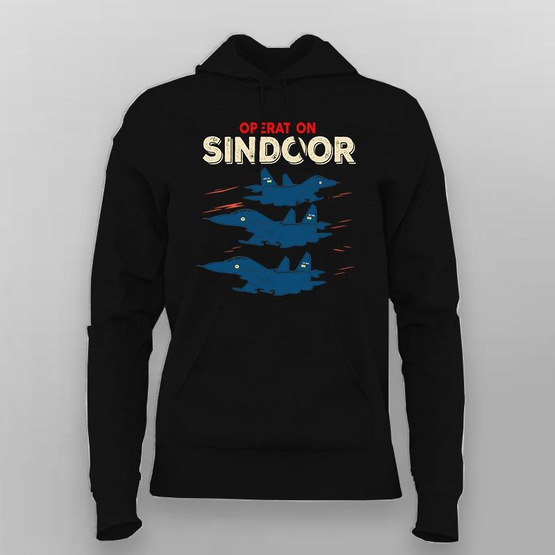 Operation Sindoor – Su-30MKI Strike Hoodie For Women