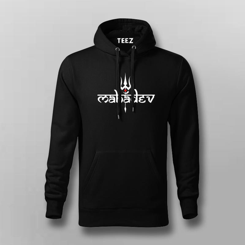 Mahadev Trishul Hoodie for Men – Lord Shiva Symbol