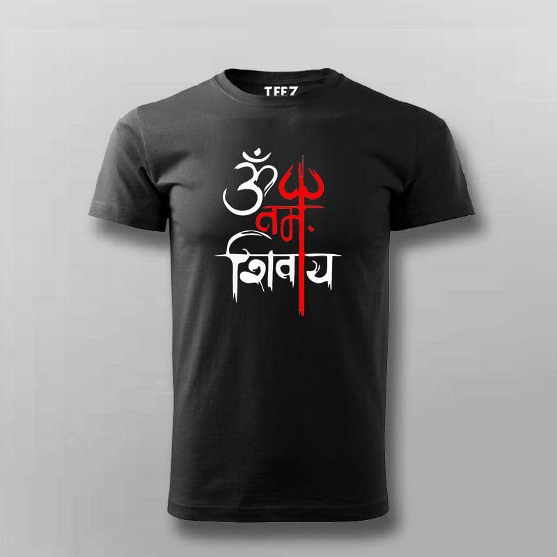 Om Namah Shivaya T-Shirt For Men- Embrace Divine Energy