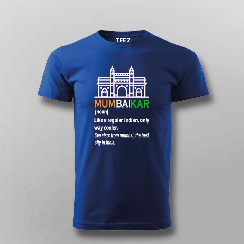 Mumbaikar T-Shirt for Men - Celebrate Mumbai Spirit