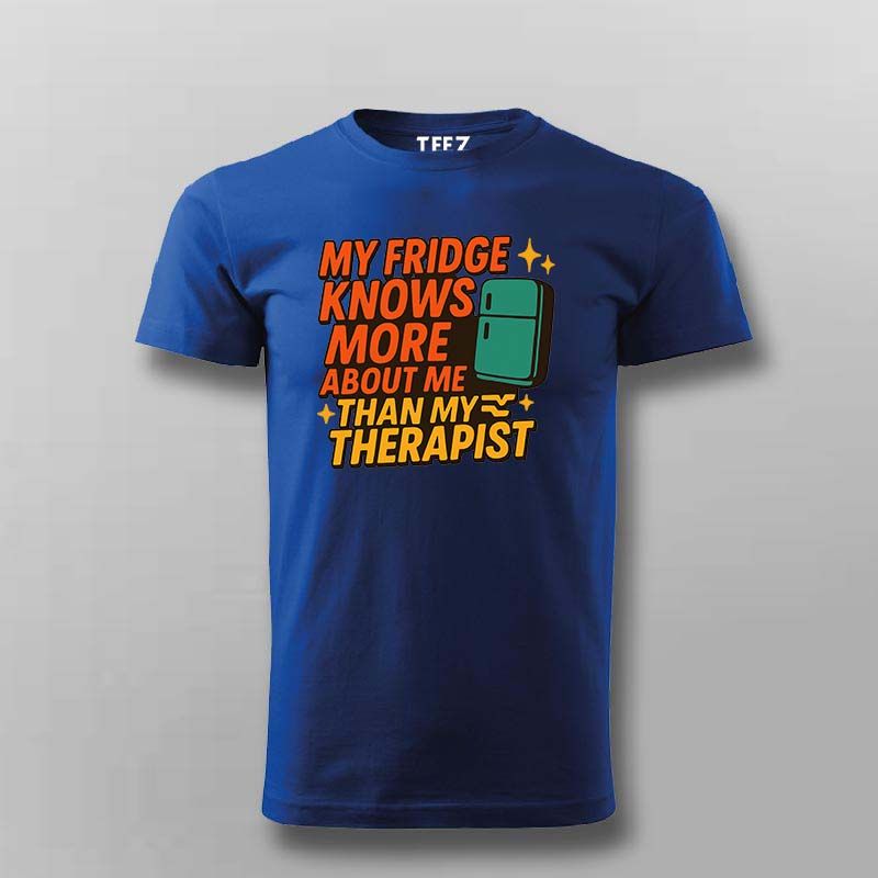 Fridge Knows Me T-Shirt For Men – Confessions of a Midnight Snacker