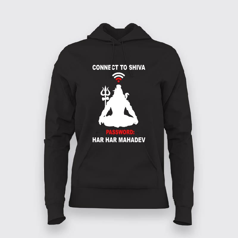 Har Har Mahadev - Lord Shiva Connect Hoodie