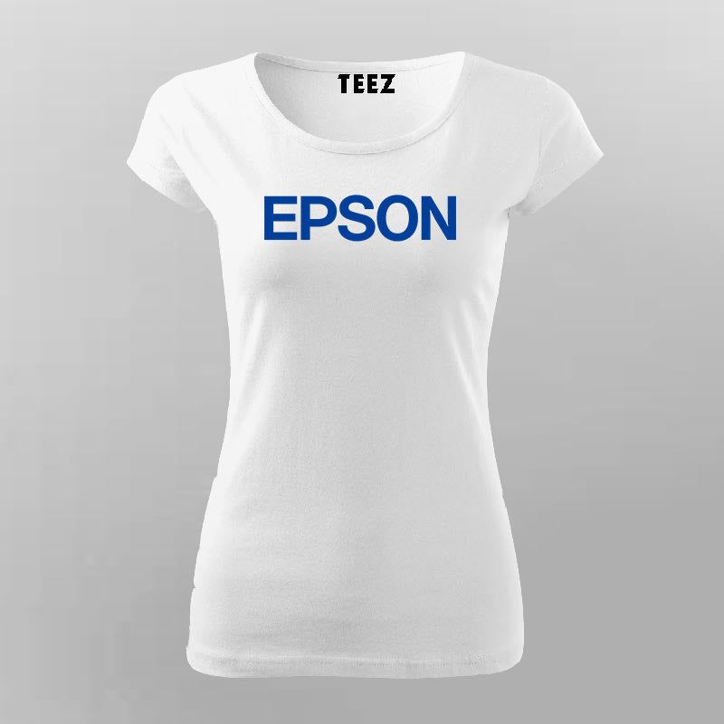 EPSON Inspired Women's Round Neck Tee - Tech Savvy Style