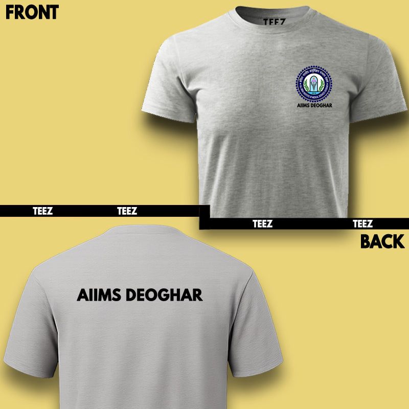 AIIMS Deoghar Logo T-Shirt for Men – Cotton Tee