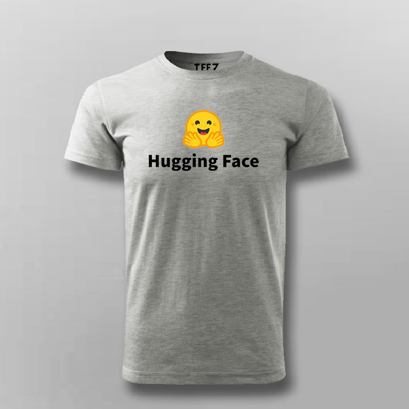 Hugging Face T-Shirt for Men – AI Vibes with a Smile
