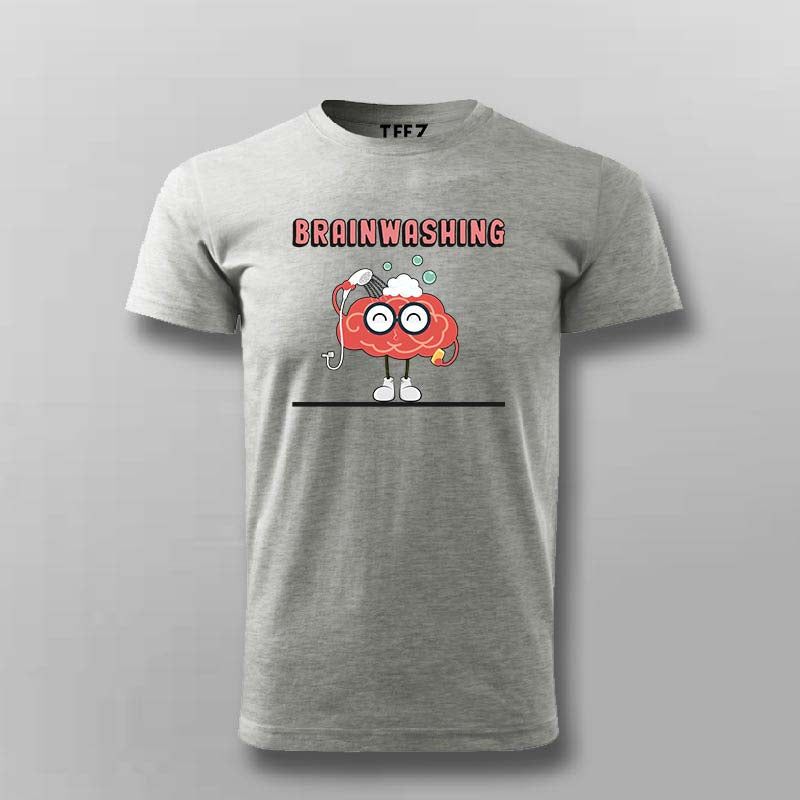 Brainwashing Science T-Shirt For Men - Funny & Smart Geek Tee