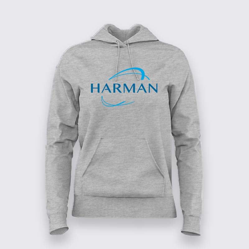 Harman Logo Hoodie  For Women – Tech-Inspired Comfort