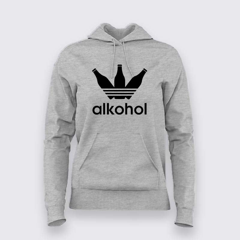 Alkohol Hoodie for Women – Fun Beer Lover Hoodie Online India