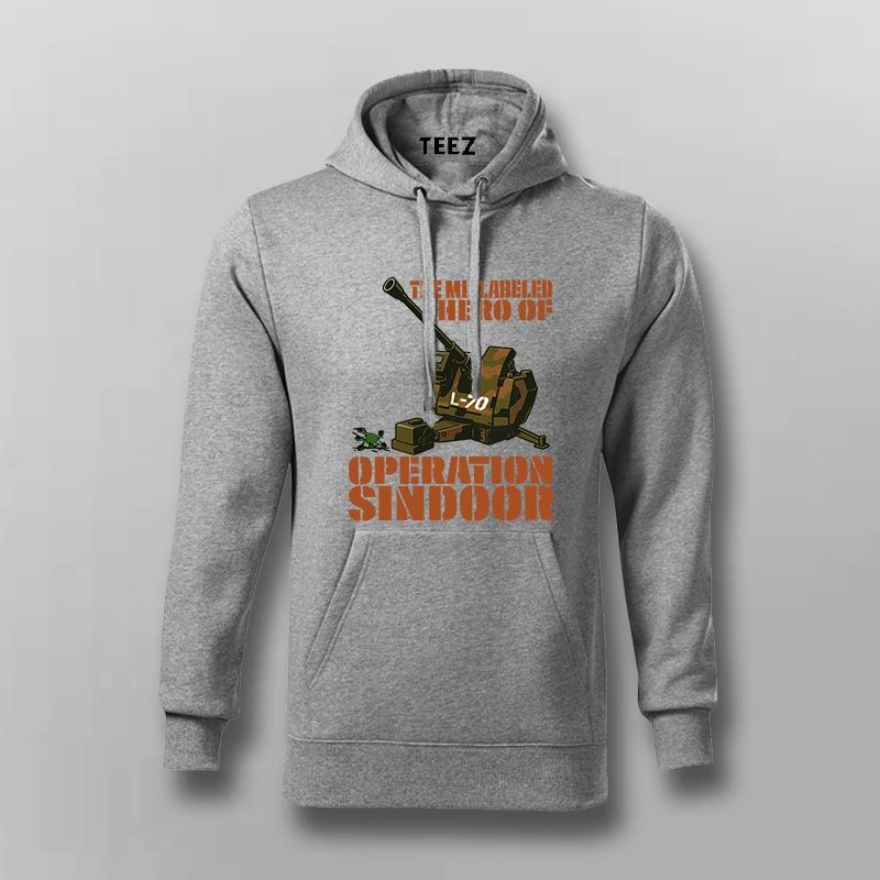L-70 Hoodie For Men – Mislabeled Hero of Operation Sindoor