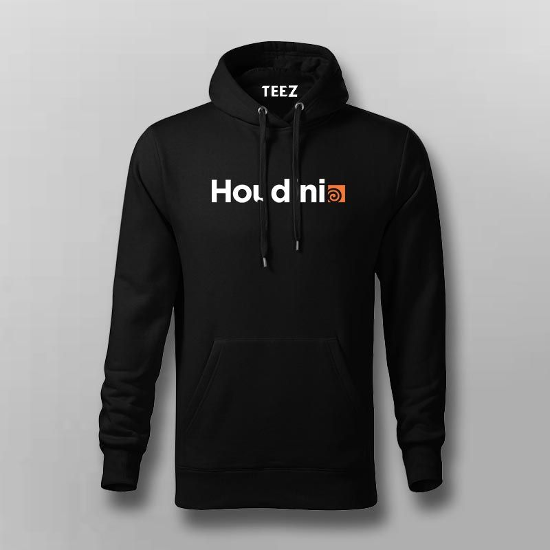Houdini Logo Hoodie For Men - Creativity Unleashed