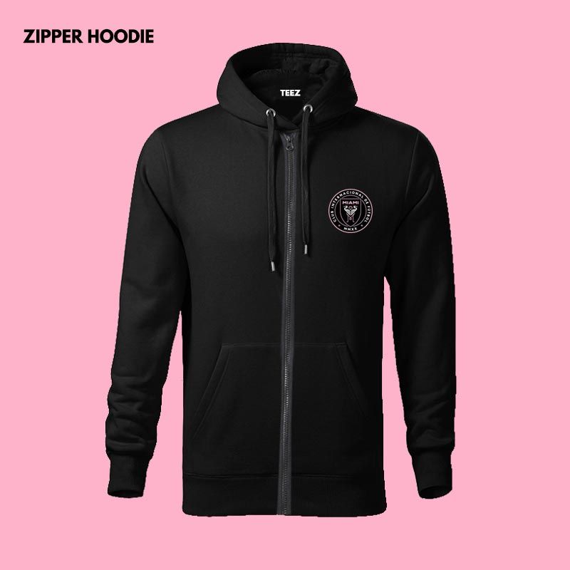 Inter Miami Cotton & Zipper Hoodie for Men