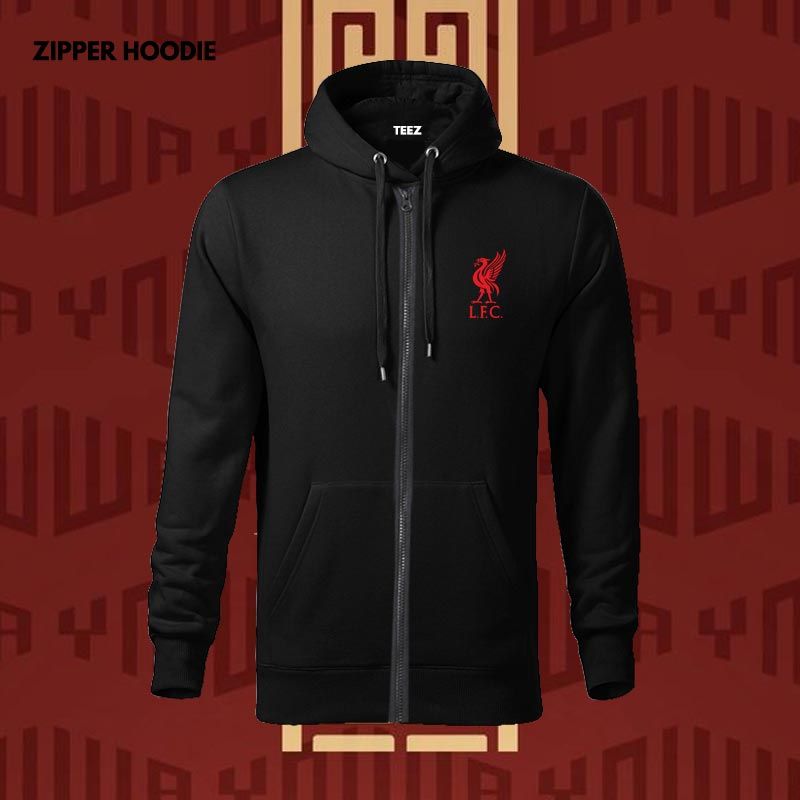 Liverpool Cotton & Zipper Hoodie for Men Reds Fan Gear
