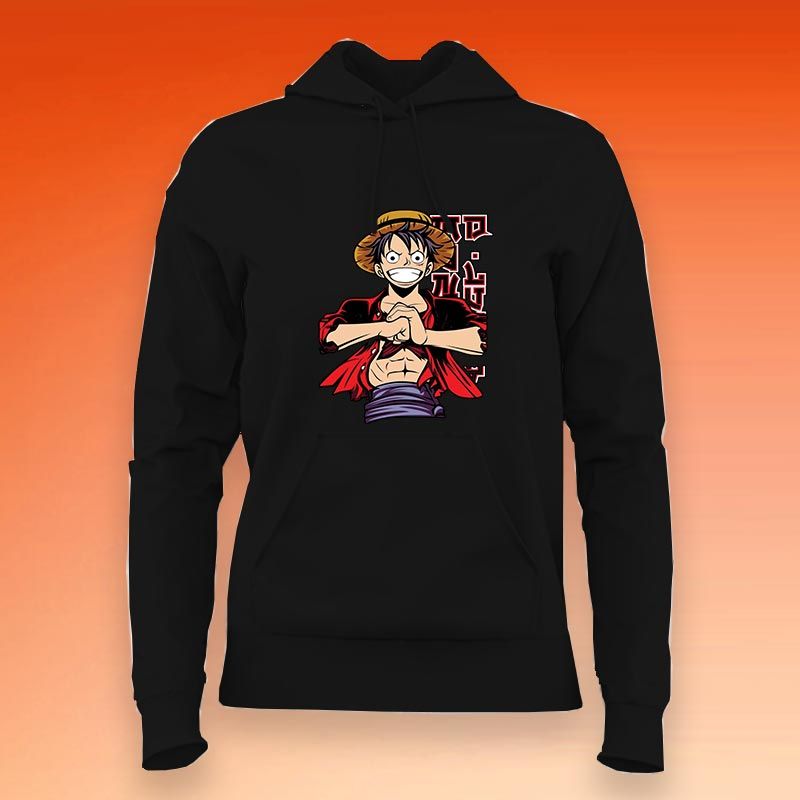 Luffy Anime Hoodie & zipper for Women - Embrace the Pirate King