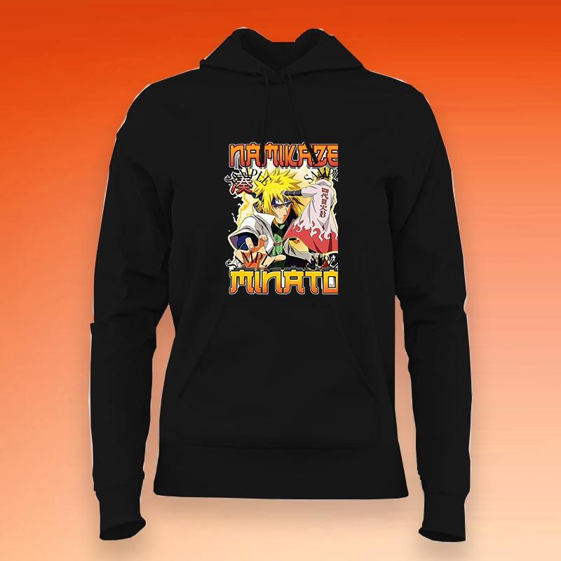 Minato Namikaze Anime Hoodie & Zipper for Women - Honor the Yellow Flash