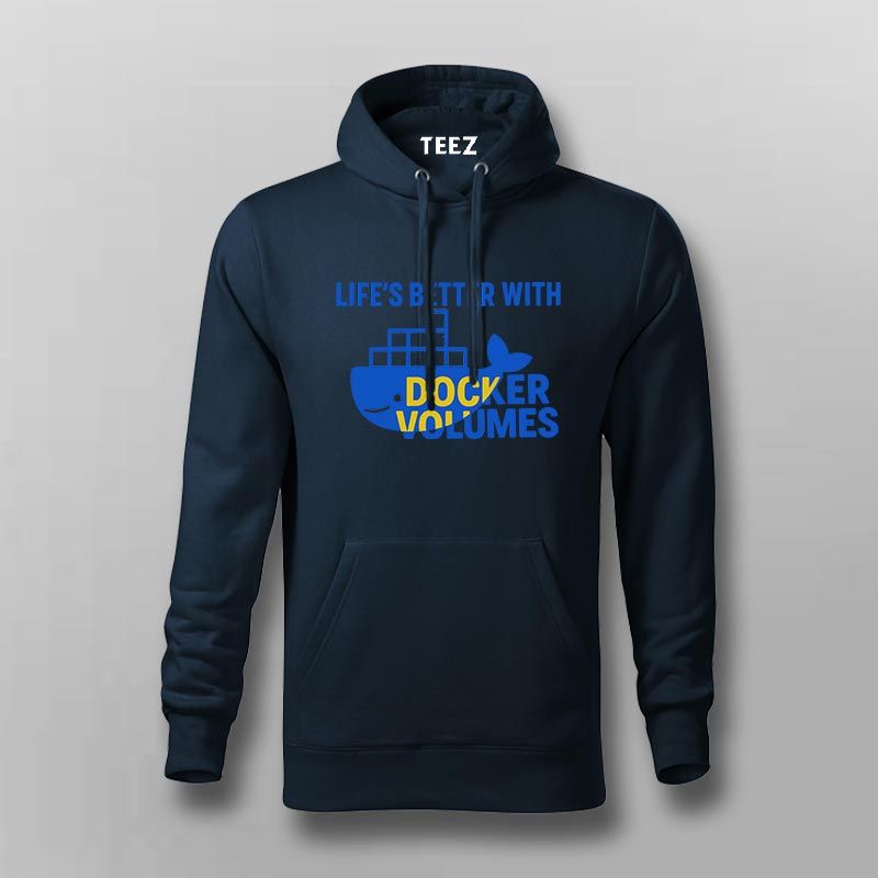 Docker Volumes DevOps Life – Hoodie for Men
