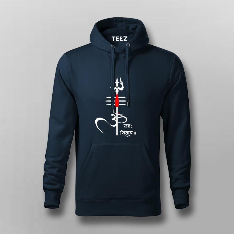 Om Namah Shivaya Mahadev Hoodie For Men- Spiritual Elegance