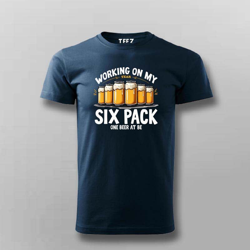 Funny Six Pack Beer T-Shirt for Men – Online India