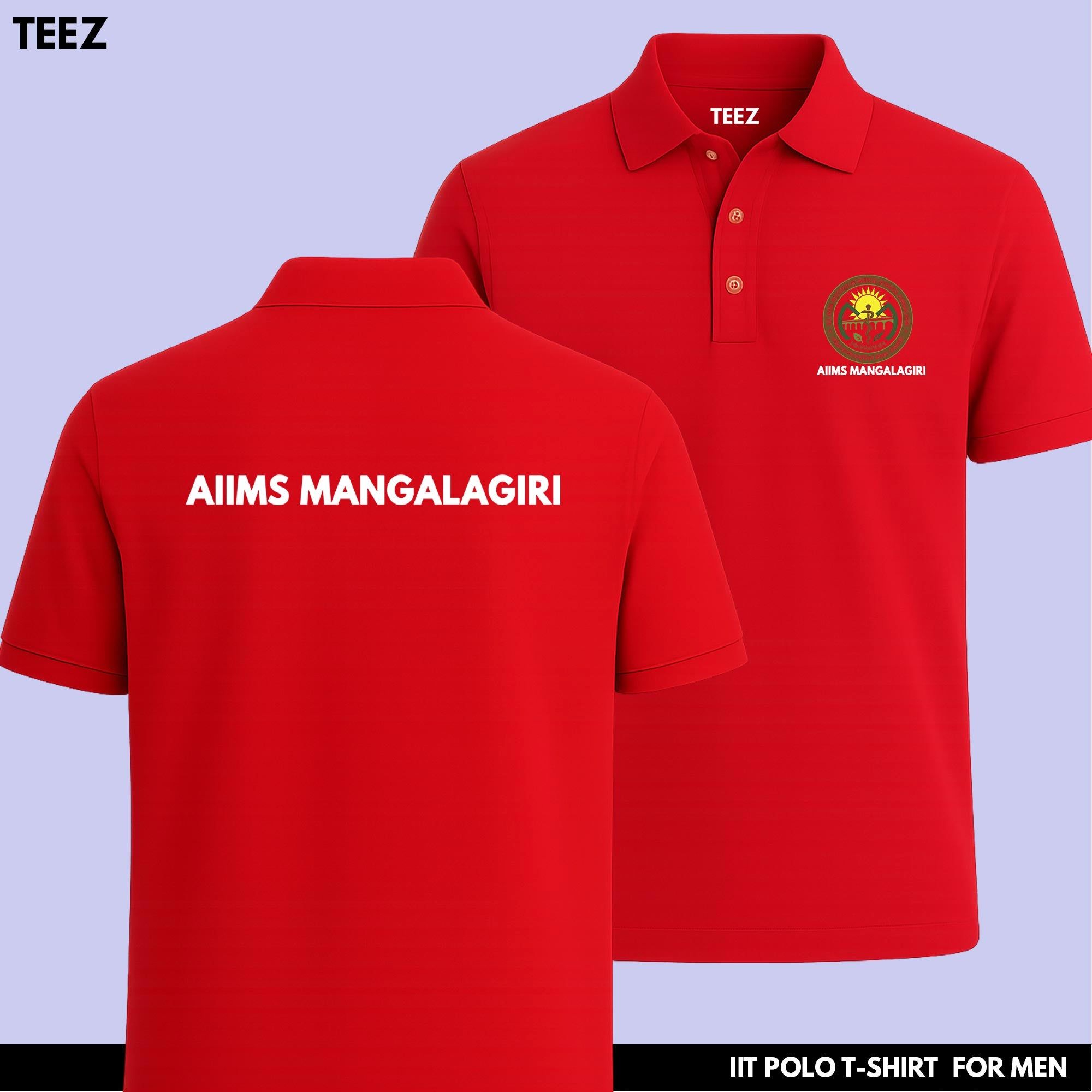 AIIMS Mangalagiri Men's Polo T-Shirt