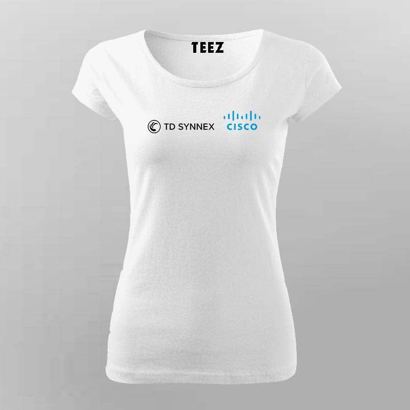 TD SYNNEX & Cisco T-Shirt For Women – Tech & Networking Enthusiast Tee