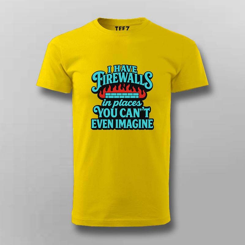 Firewall Defense Mode T-Shirt For Men – Built Like a Network Fortress