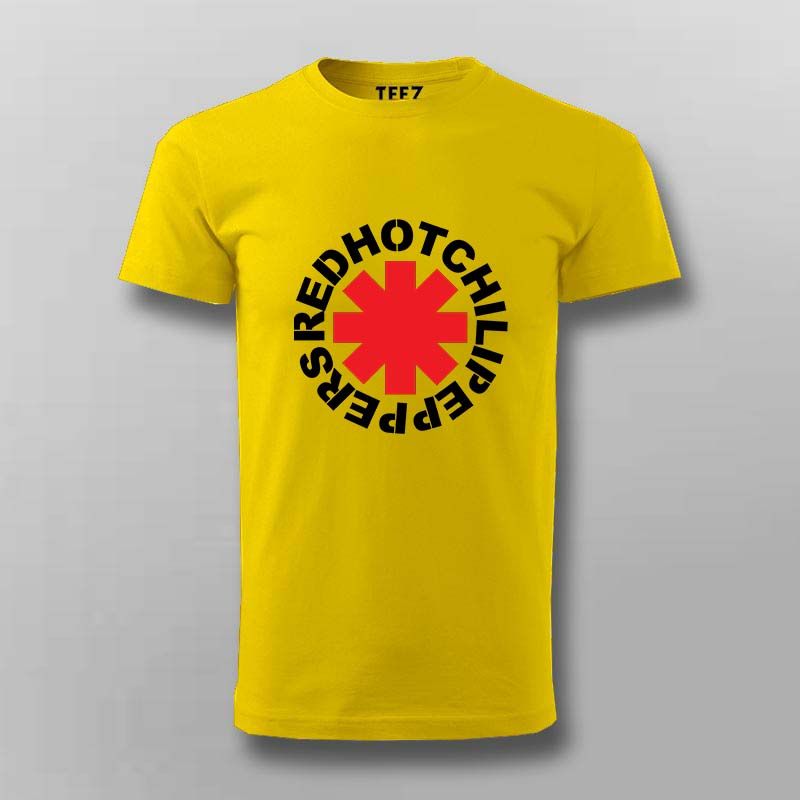 Red Hot Chili Peppers T-Shirt for Men – Iconic Asterisk Logo Tee