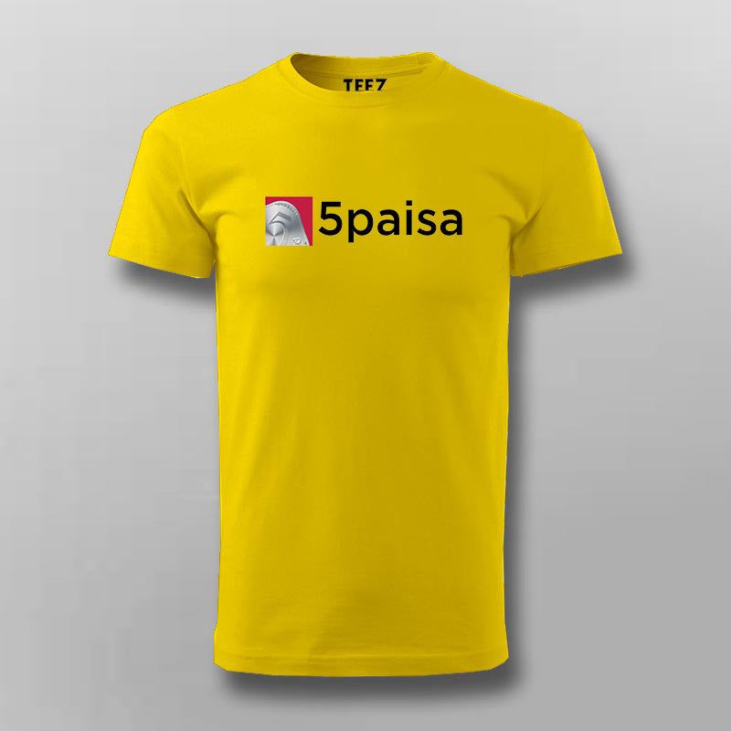 5paisa Logo T-Shirt For Men- Invest in Style