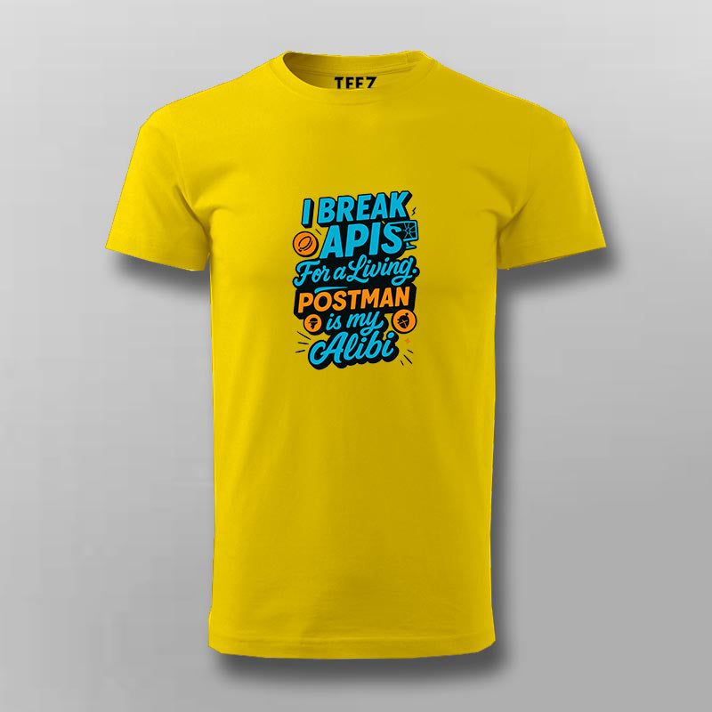 Break APIs T-Shirt For Men – Postman Alibi Edition