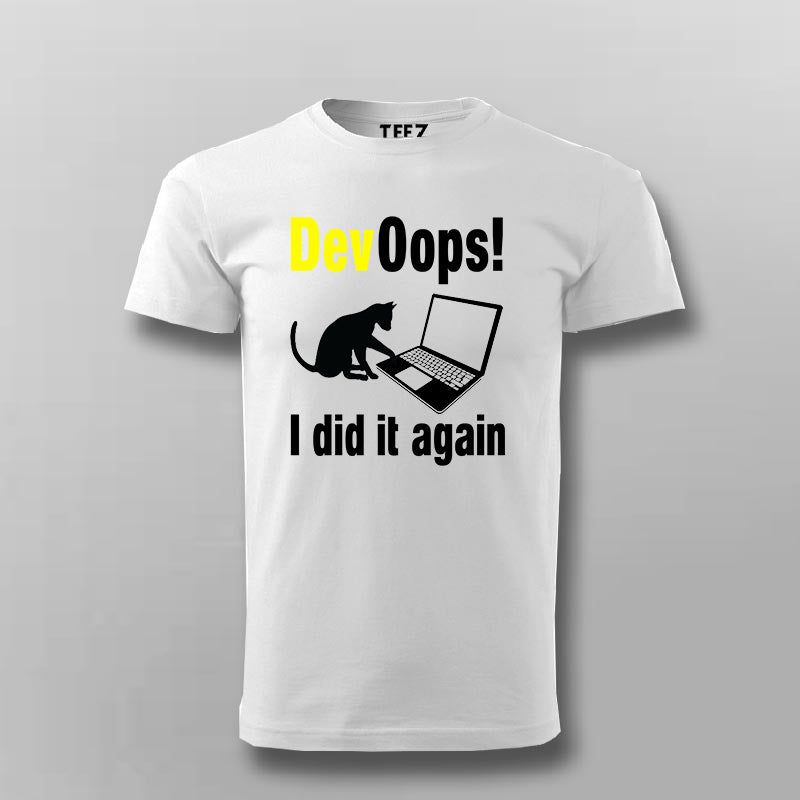 DevOops I Did Again Funny Programming T-shirt For Men
