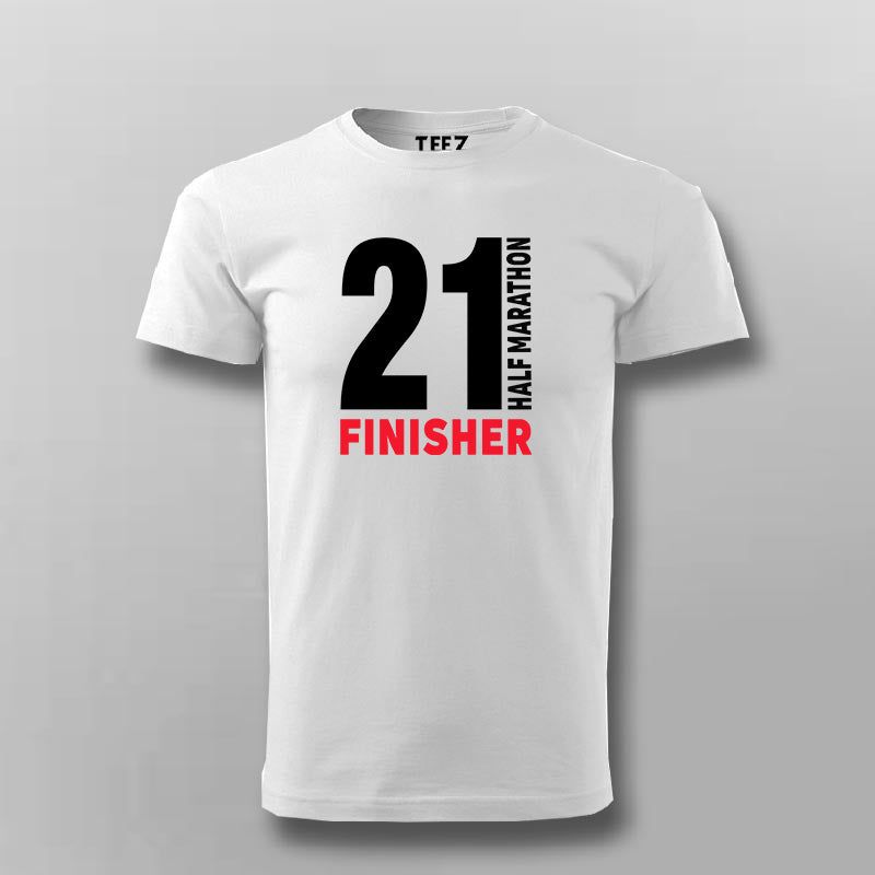 Half Marathon Finisher Cool Marathoner T-shirts For Men